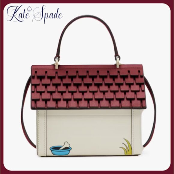 NWT Kate Spade X Disney Dog House Disney Lady Tramp Leather Bag Crossbody Purse - Picture 8 of 13